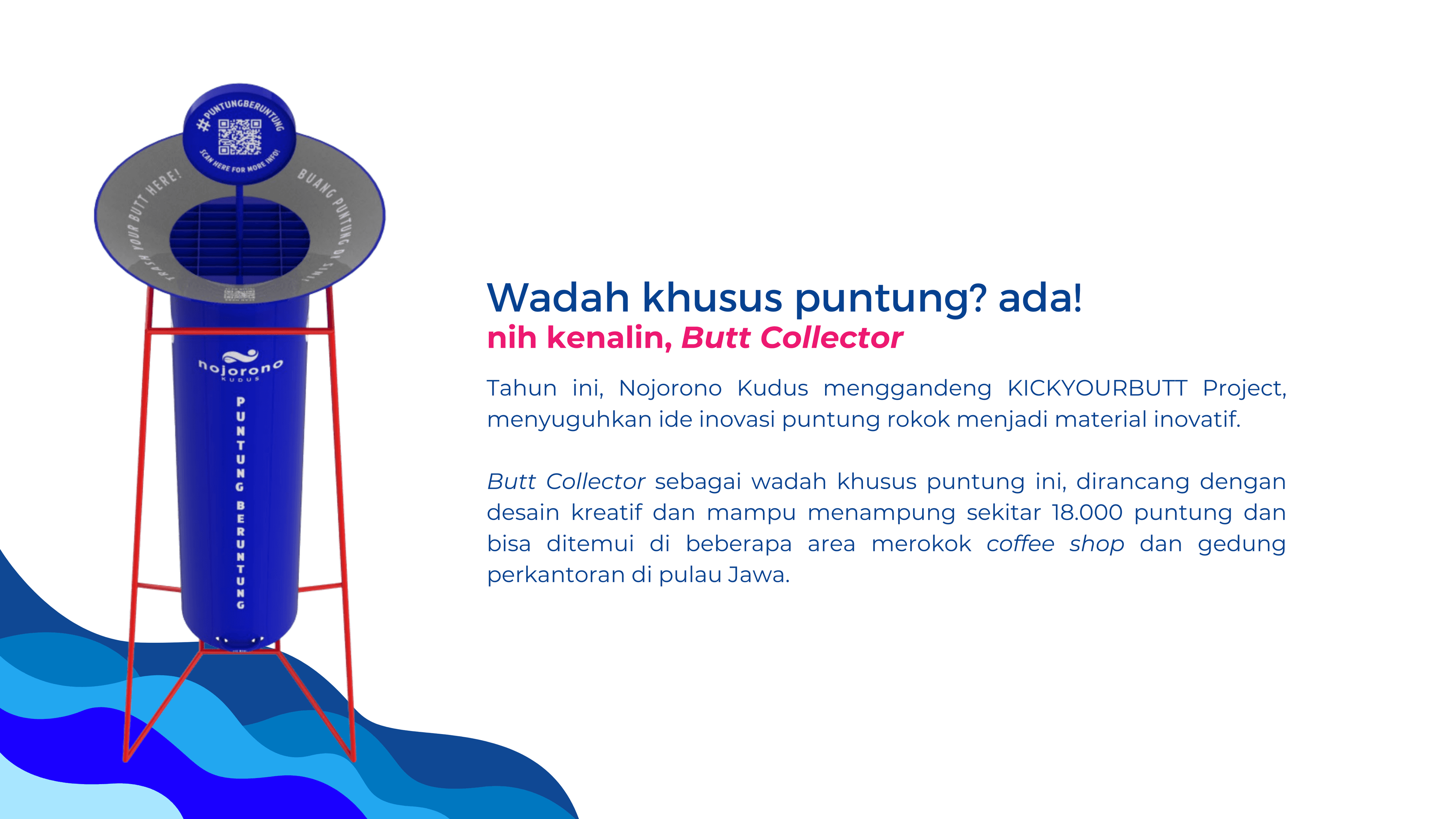 Butt Collector di ruang publik